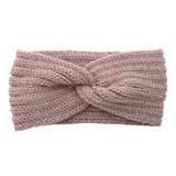Winter Warm Knitted Knot Cross Headband for Women Girls Autumn Elastic Hair Holder Hair Band Solid Headwear Hair Accessories