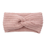 Winter Warm Knitted Knot Cross Headband for Women Girls Autumn Elastic Hair Holder Hair Band Solid Headwear Hair Accessories
