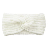 Winter Warm Knitted Knot Cross Headband for Women Girls Autumn Elastic Hair Holder Hair Band Solid Headwear Hair Accessories
