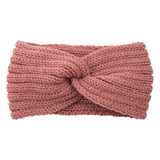 Winter Warm Knitted Knot Cross Headband for Women Girls Autumn Elastic Hair Holder Hair Band Solid Headwear Hair Accessories