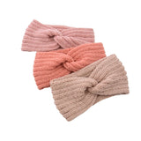 Winter Warm Knitted Knot Cross Headband for Women Girls Autumn Elastic Hair Holder Hair Band Solid Headwear Hair Accessories