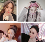 Winter Warm Knitted Knot Cross Headband for Women Girls Autumn Elastic Hair Holder Hair Band Solid Headwear Hair Accessories
