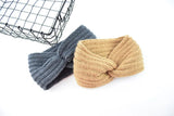 Winter Warm Knitted Knot Cross Headband for Women Girls Autumn Elastic Hair Holder Hair Band Solid Headwear Hair Accessories