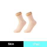 Women Men Winter Warm Thicken Thermal Snow Socks Solid Color Floor Socks Soft Velvet Wool Cashmere Home Dropshipping