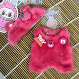 Labubu Baby Clothes 17cm Labubu Cloth Clothes Blind Box Doll Skirt Set Cute Dress Changing Toys