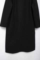 Winter Coat For Women 2024 Solid Lapel Double Breasted Long Cardigan Top Female Pokcet Streetwear Woman New In OuterCoat