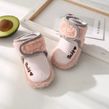 Winter Warm Fluff Baby Booties Newborn Boys Girls Socks Boots Crib Shoes Toddler Non-slip Soft Comfortable Anti-slip Socks