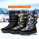 Winter Boots Thick Plush Waterproof Non-slip Boots Fashion Women Winter Shoes Warm Fur Botas mujer Women Snow Boots Platform