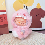 15cm/17cm LABUBU Doll Outfits: Sitting Party Gen 1-3 Adorable Plush Animal Sets – Cuddly Gifts For LABUBU Fans