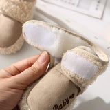 Winter Warm Fluff Baby Booties Newborn Boys Girls Socks Boots Crib Shoes Toddler Non-slip Soft Comfortable Anti-slip Socks