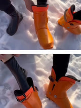 1 Pair Men Women Outdoor Sports Warm Snowfield Socks for Autumn Winter Thickened Windproof Warm Inner Plush Indoor Floor Socks