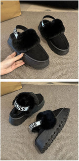2024 New Winter Snow Boots for Women - Fur Lined with Thick Fleece and Warm Cotton