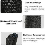Winter Gloves for Men Women Upgraded Touchscreen Gloves Outdoor Cycling Sports Thermal Warm Knit Glove for Running Driving