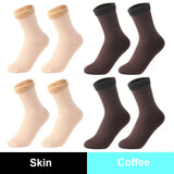 Women Men Winter Warm Thicken Thermal Snow Socks Solid Color Floor Socks Soft Velvet Wool Cashmere Home Dropshipping