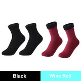 Women Men Winter Warm Thicken Thermal Snow Socks Solid Color Floor Socks Soft Velvet Wool Cashmere Home Dropshipping