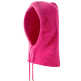 INS Winter Womens Hats Real Rabbit Fur Knitted Hooded Neck Collar Cap Beanie For Men Women One-Piece Hats Skullies Balaclava Cap