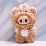 15cm/17cm LABUBU Doll Outfits: Sitting Party Gen 1-3 Adorable Plush Animal Sets – Cuddly Gifts For LABUBU Fans
