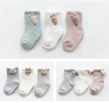 Warm Winter Baby Socks Cute Soft Autumn Newborn Baby Girls Socks Bunny Infant Baby Boy Shoe Socks for Toddler Infants