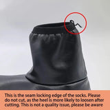 1 Pair Men Women Outdoor Sports Warm Snowfield Socks for Autumn Winter Thickened Windproof Warm Inner Plush Indoor Floor Socks