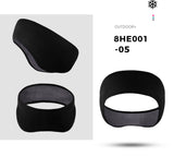 Double-layer Winter Thermal Headbands Windproof Ear Warmer Fleece Sports Sweatband Ski Running Cycling Fitness Bandana Hairband