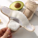 Winter Warm Fluff Baby Booties Newborn Boys Girls Socks Boots Crib Shoes Toddler Non-slip Soft Comfortable Anti-slip Socks