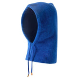 INS Winter Womens Hats Real Rabbit Fur Knitted Hooded Neck Collar Cap Beanie For Men Women One-Piece Hats Skullies Balaclava Cap