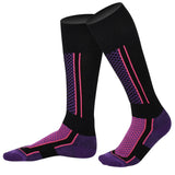 1pair Winter Warm Thickened Ski Socks Unisex Outdoor Sports Hiking Breathable Stockings for Women Men Children Snow Sport Travel