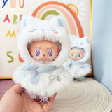 15cm/17cm LABUBU Doll Outfits: Sitting Party Gen 1-3 Adorable Plush Animal Sets – Cuddly Gifts For LABUBU Fans