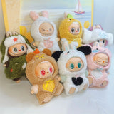 15cm/17cm LABUBU Doll Outfits: Sitting Party Gen 1-3 Adorable Plush Animal Sets – Cuddly Gifts For LABUBU Fans