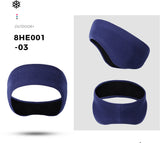 Double-layer Winter Thermal Headbands Windproof Ear Warmer Fleece Sports Sweatband Ski Running Cycling Fitness Bandana Hairband