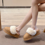 2024 New Winter Snow Boots for Women - Fur Lined with Thick Fleece and Warm Cotton