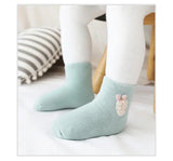 Warm Winter Baby Socks Cute Soft Autumn Newborn Baby Girls Socks Bunny Infant Baby Boy Shoe Socks for Toddler Infants