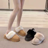 2024 New Winter Snow Boots for Women - Fur Lined with Thick Fleece and Warm Cotton