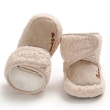 Winter Warm Fluff Baby Booties Newborn Boys Girls Socks Boots Crib Shoes Toddler Non-slip Soft Comfortable Anti-slip Socks