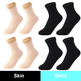 Women Men Winter Warm Thicken Thermal Snow Socks Solid Color Floor Socks Soft Velvet Wool Cashmere Home Dropshipping