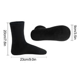 Winter Heated Socks Cold-Proof Skiing Sock Heating Warm Long Socks Breathable USB Heated Socks for Hiking Walking Outdoor Sports