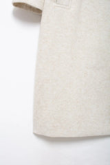 Winter Coat For Women 2024 Solid Lapel Double Breasted Long Cardigan Top Female Pokcet Streetwear Woman New In OuterCoat