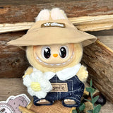 Labubu Baby Clothes 17cm Labubu Cloth Clothes Blind Box Doll Skirt Set Cute Dress Changing Toys