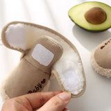 Winter Warm Fluff Baby Booties Newborn Boys Girls Socks Boots Crib Shoes Toddler Non-slip Soft Comfortable Anti-slip Socks