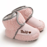 Winter Warm Fluff Baby Booties Newborn Boys Girls Socks Boots Crib Shoes Toddler Non-slip Soft Comfortable Anti-slip Socks