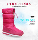 Winter Boots Thick Plush Waterproof Non-slip Boots Fashion Women Winter Shoes Warm Fur Botas mujer Women Snow Boots Platform