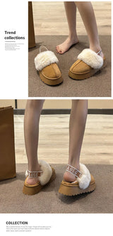 2024 New Winter Snow Boots for Women - Fur Lined with Thick Fleece and Warm Cotton