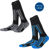 1pair Winter Warm Thickened Ski Socks Unisex Outdoor Sports Hiking Breathable Stockings for Women Men Children Snow Sport Travel