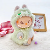 15cm/17cm LABUBU Doll Outfits: Sitting Party Gen 1-3 Adorable Plush Animal Sets – Cuddly Gifts For LABUBU Fans