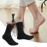 Winter Heated Socks Cold-Proof Skiing Sock Heating Warm Long Socks Breathable USB Heated Socks for Hiking Walking Outdoor Sports