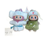 15cm/17cm LABUBU Doll Outfits: Sitting Party Gen 1-3 Adorable Plush Animal Sets – Cuddly Gifts For LABUBU Fans