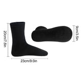 Winter Heated Socks Cold-Proof Skiing Sock Heating Warm Long Socks Breathable USB Heated Socks for Hiking Walking Outdoor Sports