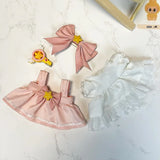 Labubu Baby Clothes 17cm Labubu Cloth Clothes Blind Box Doll Skirt Set Cute Dress Changing Toys