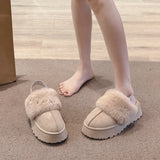 2024 New Winter Snow Boots for Women - Fur Lined with Thick Fleece and Warm Cotton