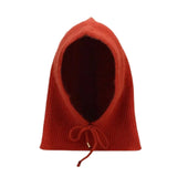 INS Winter Womens Hats Real Rabbit Fur Knitted Hooded Neck Collar Cap Beanie For Men Women One-Piece Hats Skullies Balaclava Cap